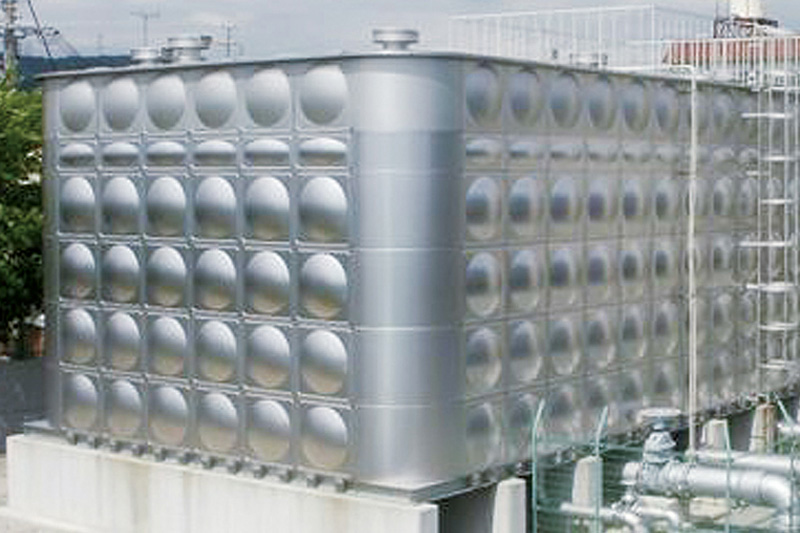 Seismic reinforcement work for Tamate Purified Water Reservoir